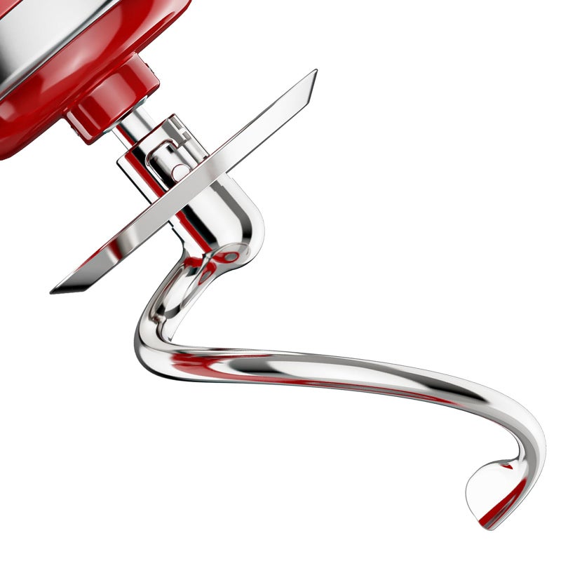 GVODE Spiral Dough Hook for Kitchenaid Stand Mixer K45DH Dough Hook for 455 QT TiltHead Stand Mixer Stainless Steel Dough Attachment Efficient Kneading for Bread Pizza Dishwasher Safe