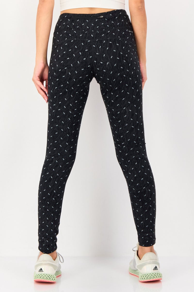 Nike Women Sportswear Fit Brand Logo Training Tights, Black - Image 3