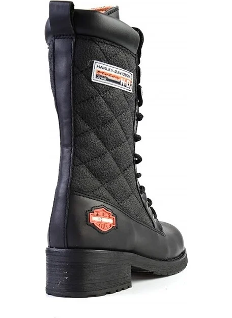 هارلي ديفيدسون Rose Black Leather Women's Boots