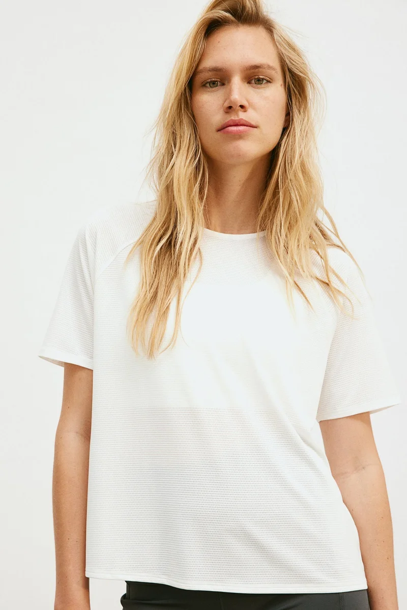 H&M DryMove™ Mesh sports T-shirt