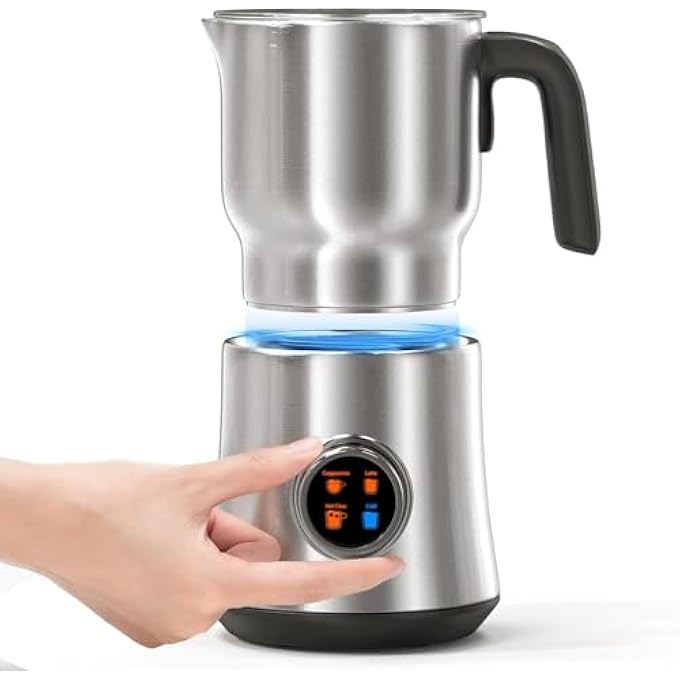 Detachable 4In1 Electric Milk Frother 304StainlessSteel 500Ml Steamer Hot  Cold Milk Foamer For Cappuccino Latte Hot Chocolate And More