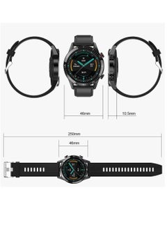 Zoom Plus Bluetooth Call Sports Fitness Tracker Heart Rate Monitor IP67 Waterproof Smartwatch For IOS Android Black  - Image 5