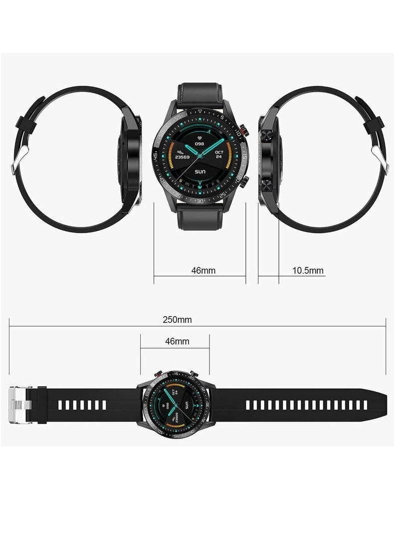 Zoom Plus Bluetooth Call Sports Fitness Tracker Heart Rate Monitor IP67 Waterproof Smartwatch For IOS Android Black - Image 5