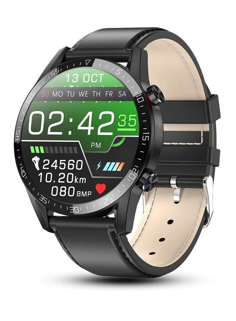 Zoom Plus Bluetooth Call Sports Fitness Tracker Heart Rate Monitor IP67 Waterproof Smartwatch For IOS Android Black - Image 1
