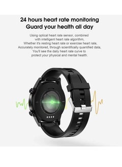 Zoom Plus Bluetooth Call Sports Fitness Tracker Heart Rate Monitor IP67 Waterproof Smartwatch For IOS Android Black  - Image 3