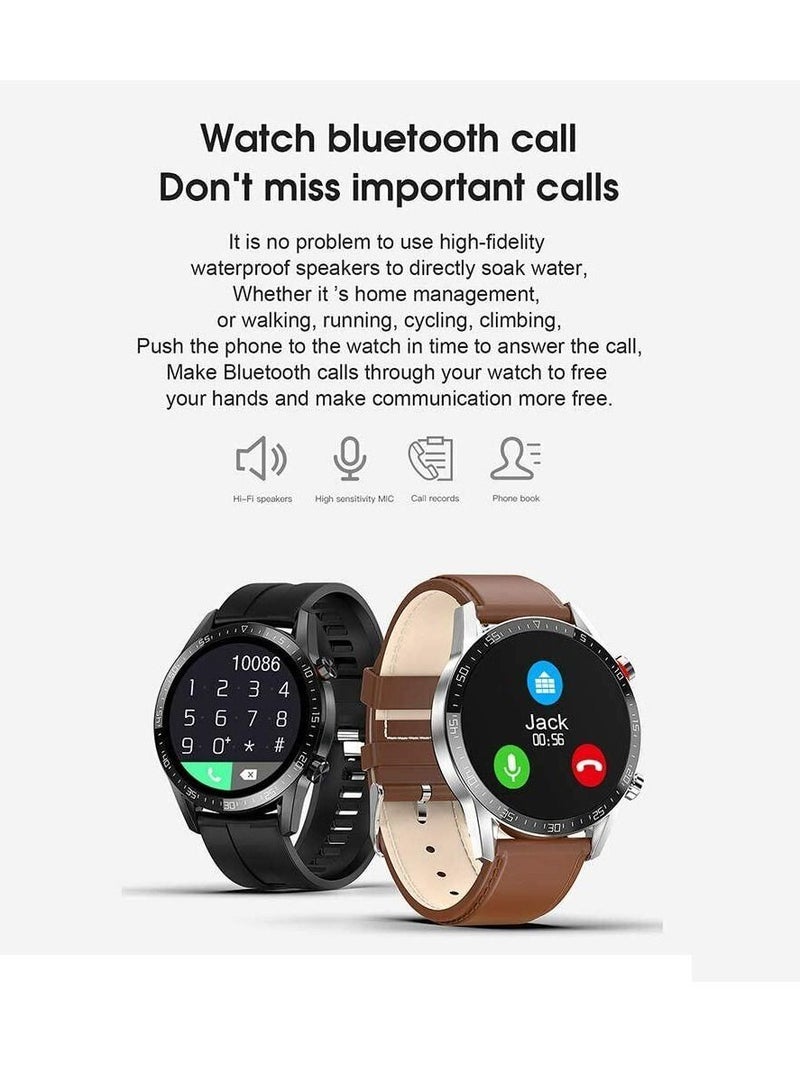 Zoom Plus Bluetooth Call Sports Fitness Tracker Heart Rate Monitor IP67 Waterproof Smartwatch For IOS Android Black - Image 4