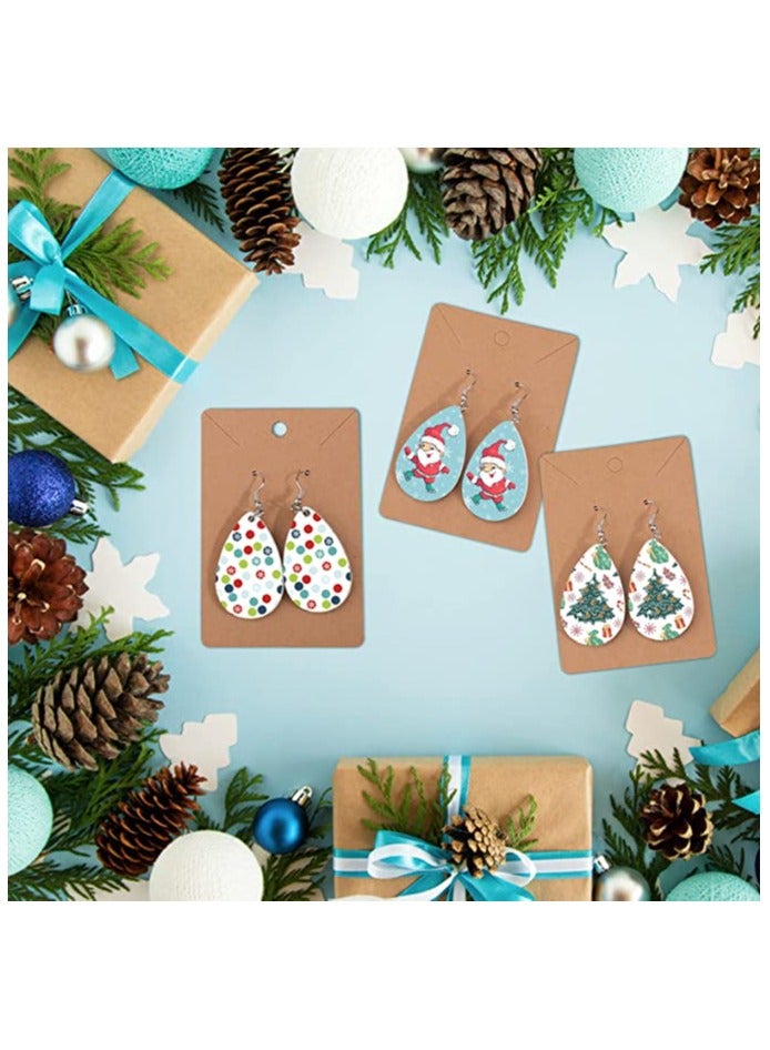 KASTWAVE Sublimation Blanks Products, 90pcs Sublimation Earring Blanks with Earring Hooks and Jump Rings for Women Girls DIY Earring Project Sublimation Accessories DIY Earring Project - Image 5