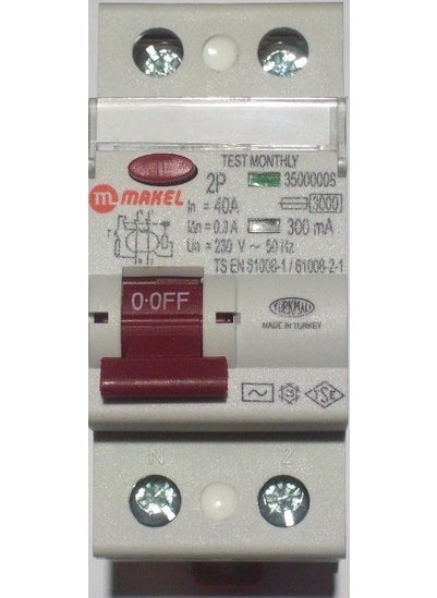 Makel 2X40A 300Ma Leakage Current Protection Switch 
