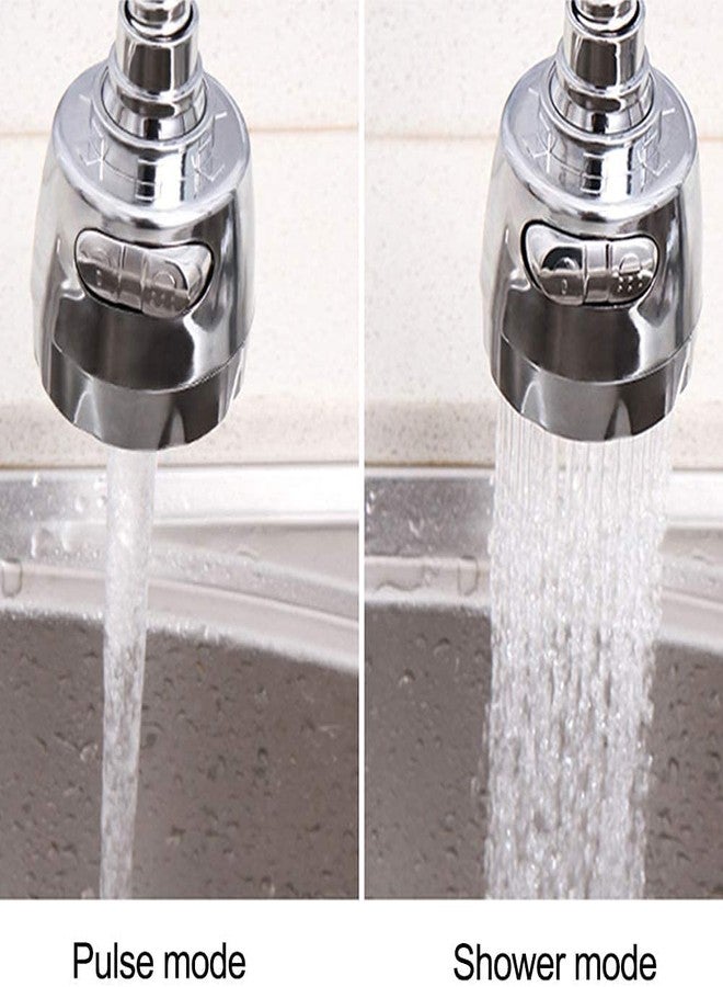 Nathgra Movable Kitchen Sink Aerator - 360� Rotatable Faucet Sprayer Head Replacement for Kitchen, Anti-Splash Tap Aerator Faucet with 2 Modes Adjustment - Image 3