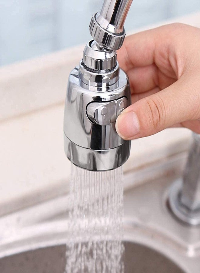 Nathgra Movable Kitchen Sink Aerator - 360� Rotatable Faucet Sprayer Head Replacement for Kitchen, Anti-Splash Tap Aerator Faucet with 2 Modes Adjustment - Image 2