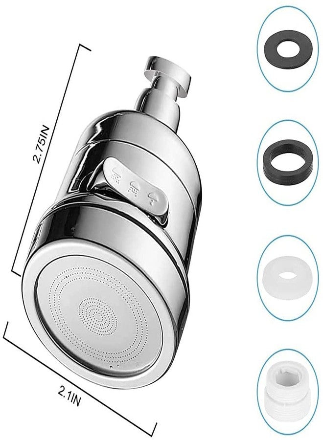 Nathgra Movable Kitchen Sink Aerator - 360� Rotatable Faucet Sprayer Head Replacement for Kitchen, Anti-Splash Tap Aerator Faucet with 2 Modes Adjustment - Image 4
