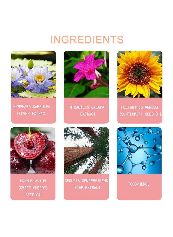 Bowitzki Color Changing Hydrating Lip Oil Lip Gloss Glow Transparent Toot Tinted Nourishing Long Lasting Lip Balm Blue Lotus Extract Repairing Lightening Lip Lines (Cherry)  - Image 3