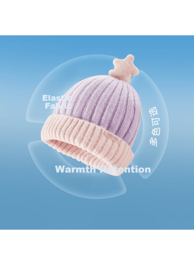 Balabala Balaone Kids Hat Boys Girls Beanie Comfortable Warm Five-pointed Star Decoration 208425160207 - Image 1