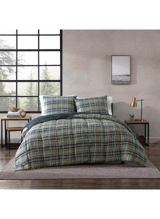 Eddie Bauer Comforter Set Reversible Plaid Alt Down Bedding with Matching Shams Home Decor for Colder Months King Rugged Navy - pzsku/Z083037DEAEBF881E79FFZ/45/1749490809/d673f441-a4ca-4cb1-97fa-bec7b16b105f