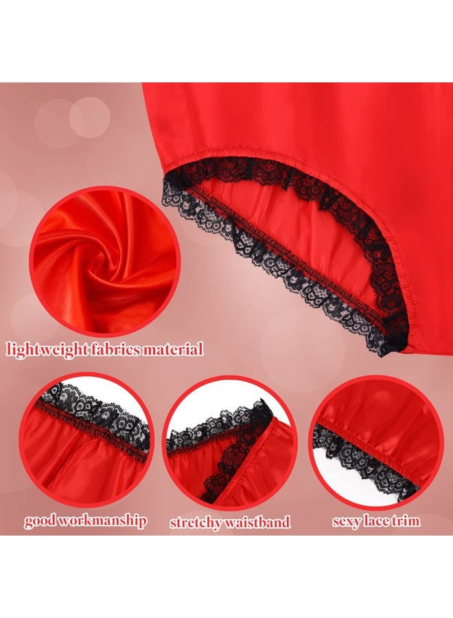 FreeNFond Granny Panties Funny Gag Gifts for Adult Women Men Wedding Party Bride Gala Game Big Mama Undies Prank Giant Mormon Underwear, Red, One size - Image 4