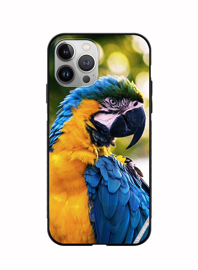VR CREATIVE Protective Case Cover For Apple iPhone 11 Pro Max Yellow Blue Parrot Design Multicolour - Image 1