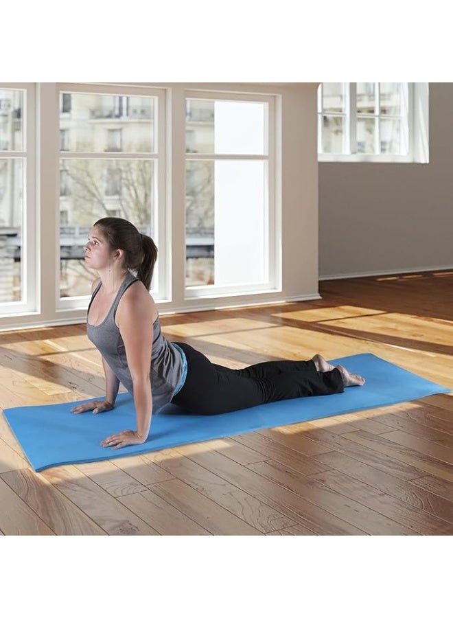 Spaceshoop Yoga and Exercise Mat with Carrying Strap, 6mm - Purple  - Image 4