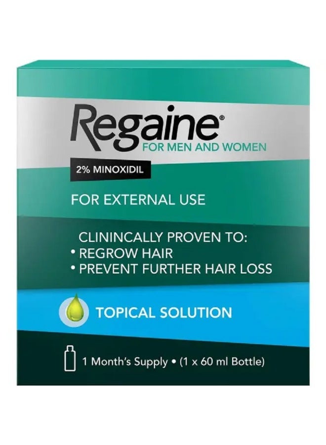 general REGAINE FOR men and women 2% T-SOL 60ML