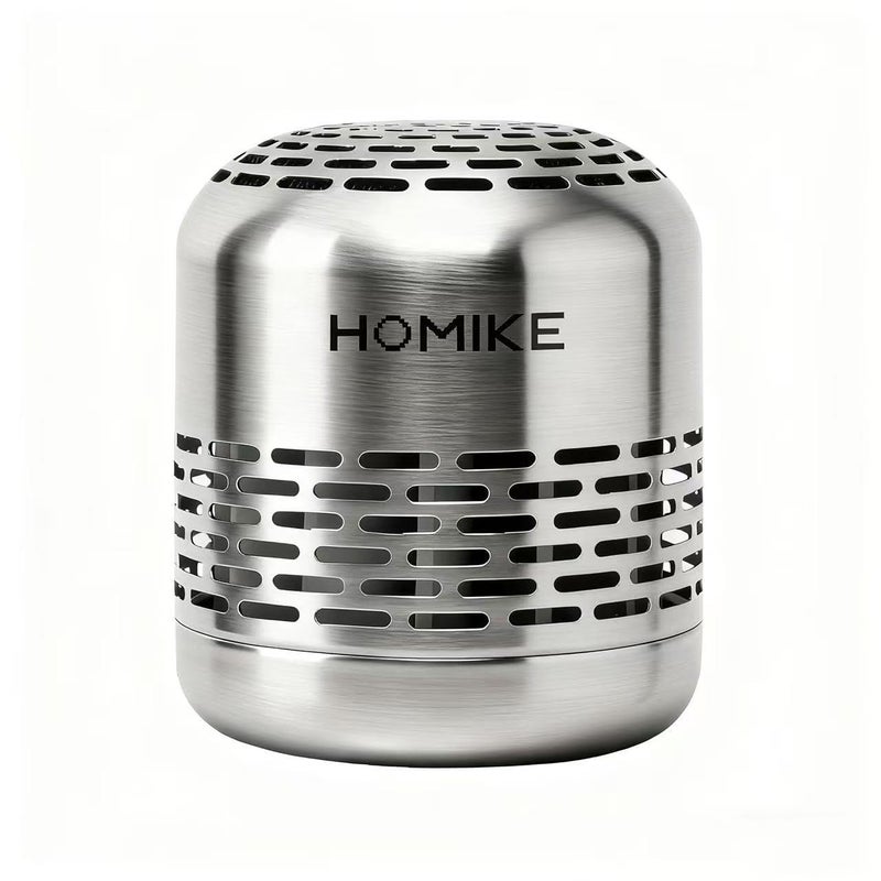 HOMIKE Refrigerator Deodorizer, Odor Eliminator,Last up to 10 Years for Car,Closet,Shoes Cabinet,Fridge and Freezer,Outperforms Baking Soda and Activated Carbon(Stainless Steel) - Image 1