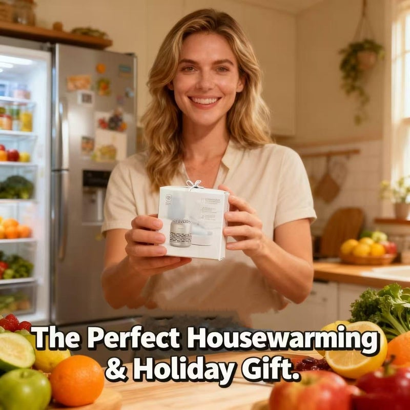 HOMIKE Refrigerator Deodorizer, Odor Eliminator,Last up to 10 Years for Car,Closet,Shoes Cabinet,Fridge and Freezer,Outperforms Baking Soda and Activated Carbon(Stainless Steel) - Image 5