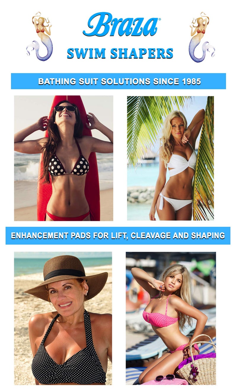 Braza وسادات برازا للسباحة - وسادات تعزيز كاملة، بيج، C/D - Image 2