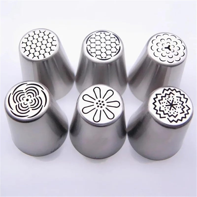 Small Piping Tips 24pcs Russian Tulip Flower Cake Icing Piping Nozzles Decorating Tips Baking Tools For Cake Cupcake Dessert Cookies Decorating - Image 4