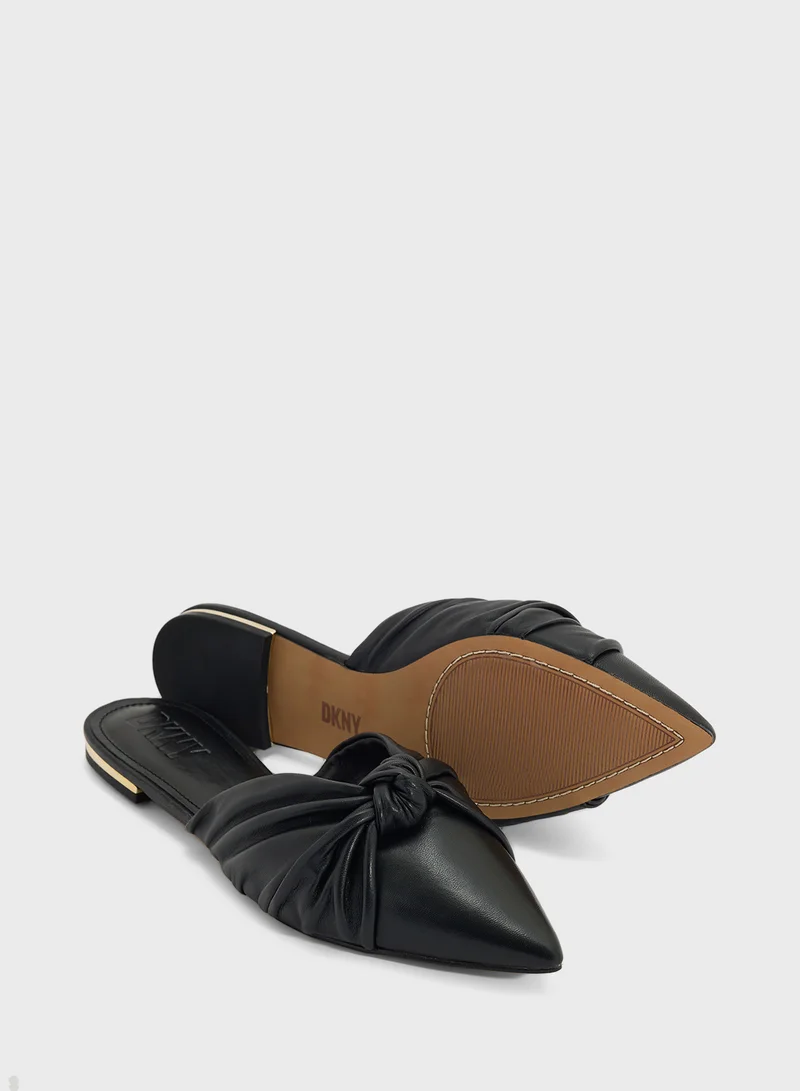 DKNY Monogram Detailed Mules