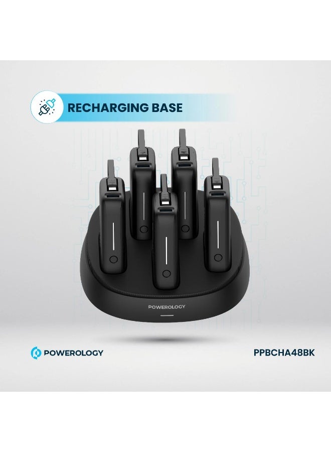 Powerology X5 10000mAh Power Bank Station with 5 Portable Banks, PD 20W Fast Charging - Image 3