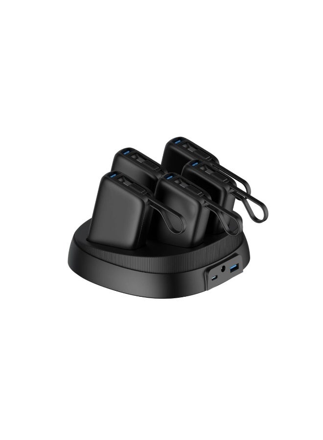 Powerology X5 10000mAh Power Bank Station with 5 Portable Banks, PD 20W Fast Charging - Image 2