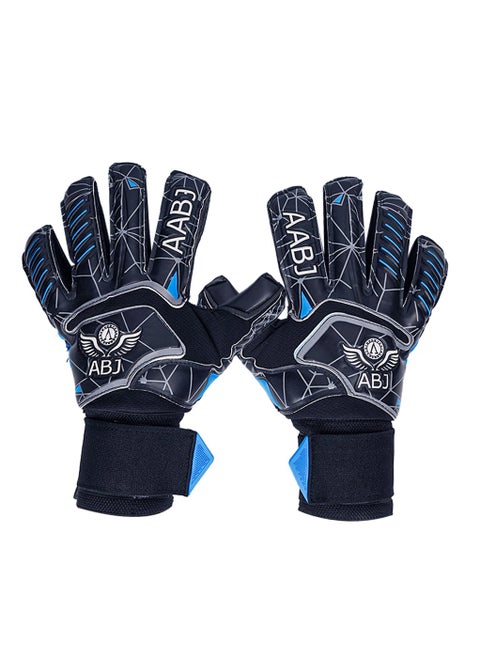 Soccer Goalkeeper Football Gloves Designed to Fit Both Sizes 8 to 9, Top Grip, Double Protection, Your Secret to Success in Training and Matches