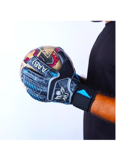 ABJ Soccer Goalkeeper Football Gloves Designed to Fit Both Sizes 8 to 9, Top Grip, Double Protection, Your Secret to Success in Training and Matches  - Image 2