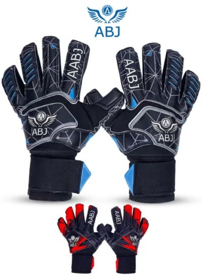 ABJ Soccer Goalkeeper Football Gloves – Sizes Available 4 to 9, Top Grip, Double Protection, Your Secret to Success in Training and Matches - Image 1