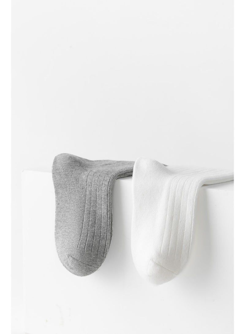 بيداني Essential White Cotton School Socks (5-Pack)Short - Image 5