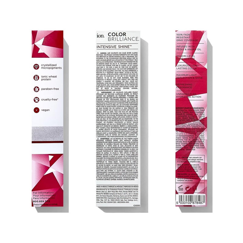 Ion True Tones for Dark Hair Permanent CrÃ¨me Hair Color Crimson Crimson - Image 2