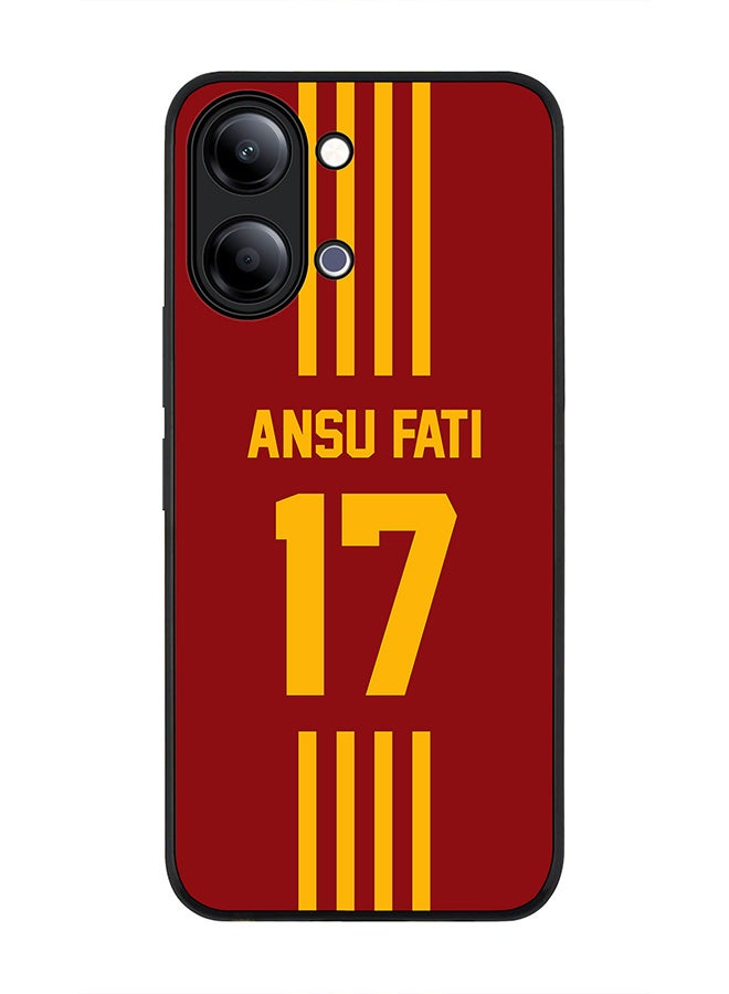 Stylizedd For vivo Y21 / Y11 Case,Slim fit Camera Protection, Shockproof Thin Phone cover  - Football - Spain ,  Ansu Fati - Image 1