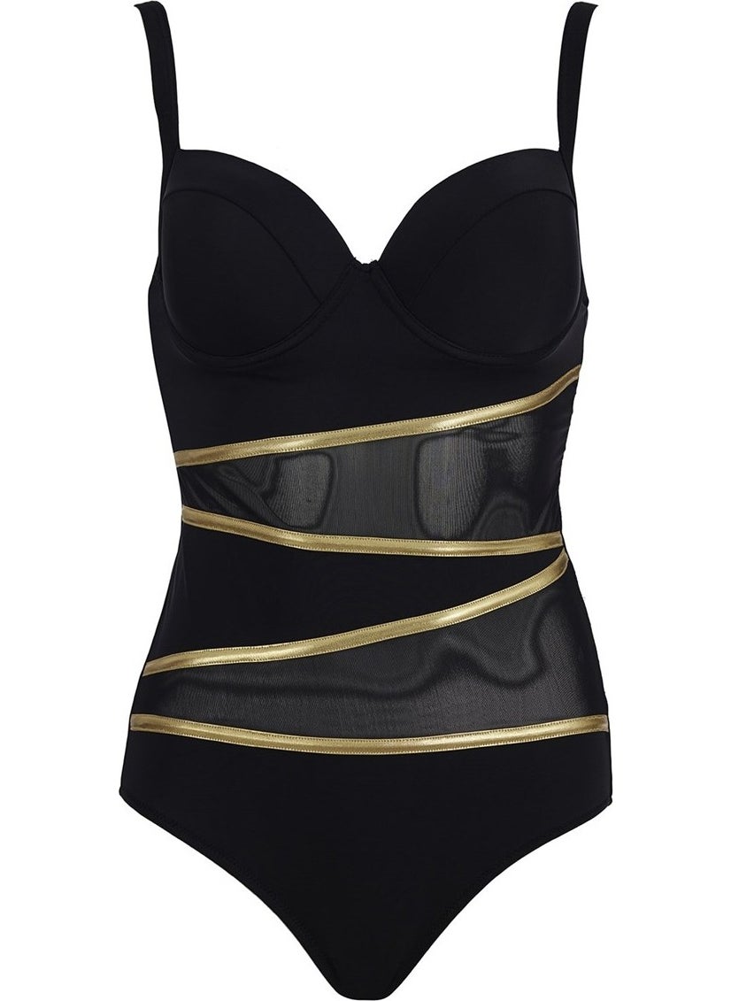 Sailor Moda - Sailor Fashion Sailors Tulle Swimsuit - Image 1