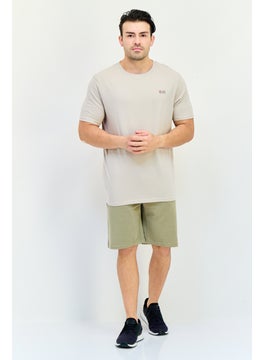 RBX Men Sportswear Fit Short Sleeve Outdoor T-Shirt, Beige  - Image 4