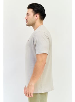 RBX Men Sportswear Fit Short Sleeve Outdoor T-Shirt, Beige  - Image 2