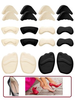 10 Pairs Shoe Filler High Heel Cushion Pads Adjustable Toe Filler Inserts Front Insoles Heel Grips Liner Insert For Preventing Too Big Shoe From Heel Slipping Blisters Relieve Pain