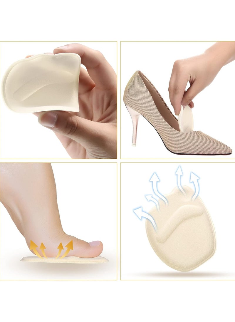 Generic - 10 Pairs Shoe Filler High Heel Cushion Pads Adjustable Toe Filler Inserts Front Insoles Heel Grips Liner Insert For Preventing Too Big Shoe From Heel Slipping Blisters Relieve Pain - Image 1