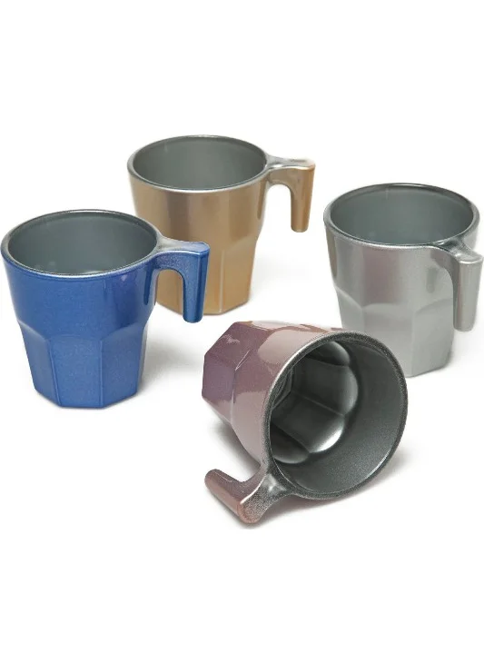 Paşabahçe Casablanca Pastel Set of 4 Espresso Cups