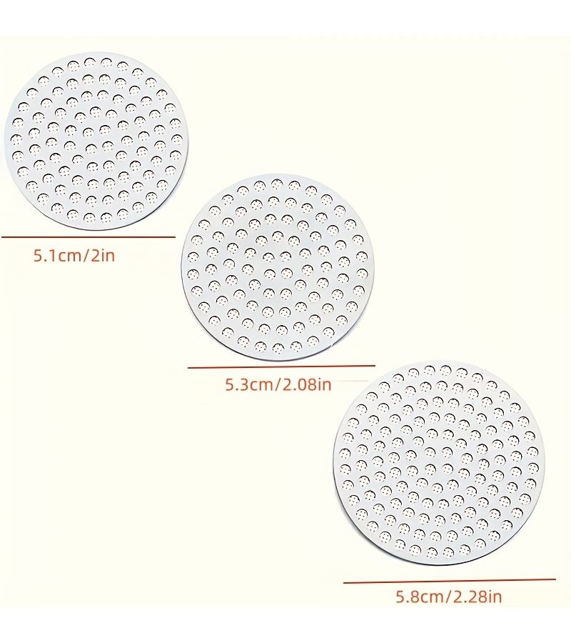 53mm Stainless Steel Double Layer Coffee Filter For Italian Mesh - Image 3