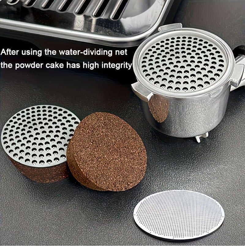 53mm Stainless Steel Double Layer Coffee Filter For Italian Mesh - Image 1