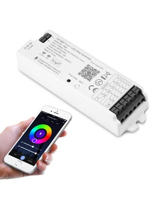 WB5 5 in 1 WiFi Bluetooth LED Strip Controller, Dimmable Compatible with Smart Life APP/Alexa Echo/Google Assistant Home/Siri, DC12 - 24V Lights Controller - pzsku/Z0830F1EBB7F0C515F0D9Z/45/_/1712852528/c6b843f7-61d6-482d-8d2a-db7b2ad94e2d