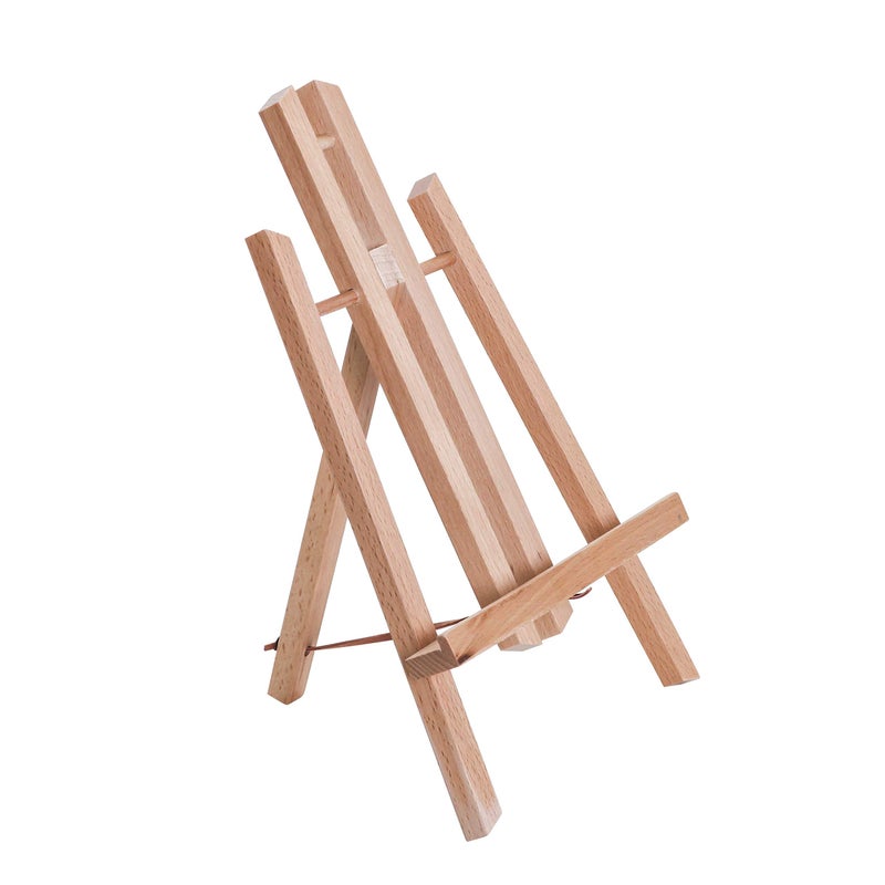 US Art Supply 11 Small Tabletop Display Easel Beechwood Artist AFrame Display Stand Wooden Easel for Painting Canvas Stand Pack of 1 Classrooms Events Photo Picture Sign Holder