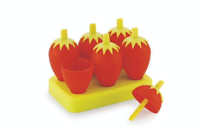 PUTHAK Puthak Berry Berry Plastic Kulfi Mould with Tray and Stick, Multicolor, 6 Cm - Image 4