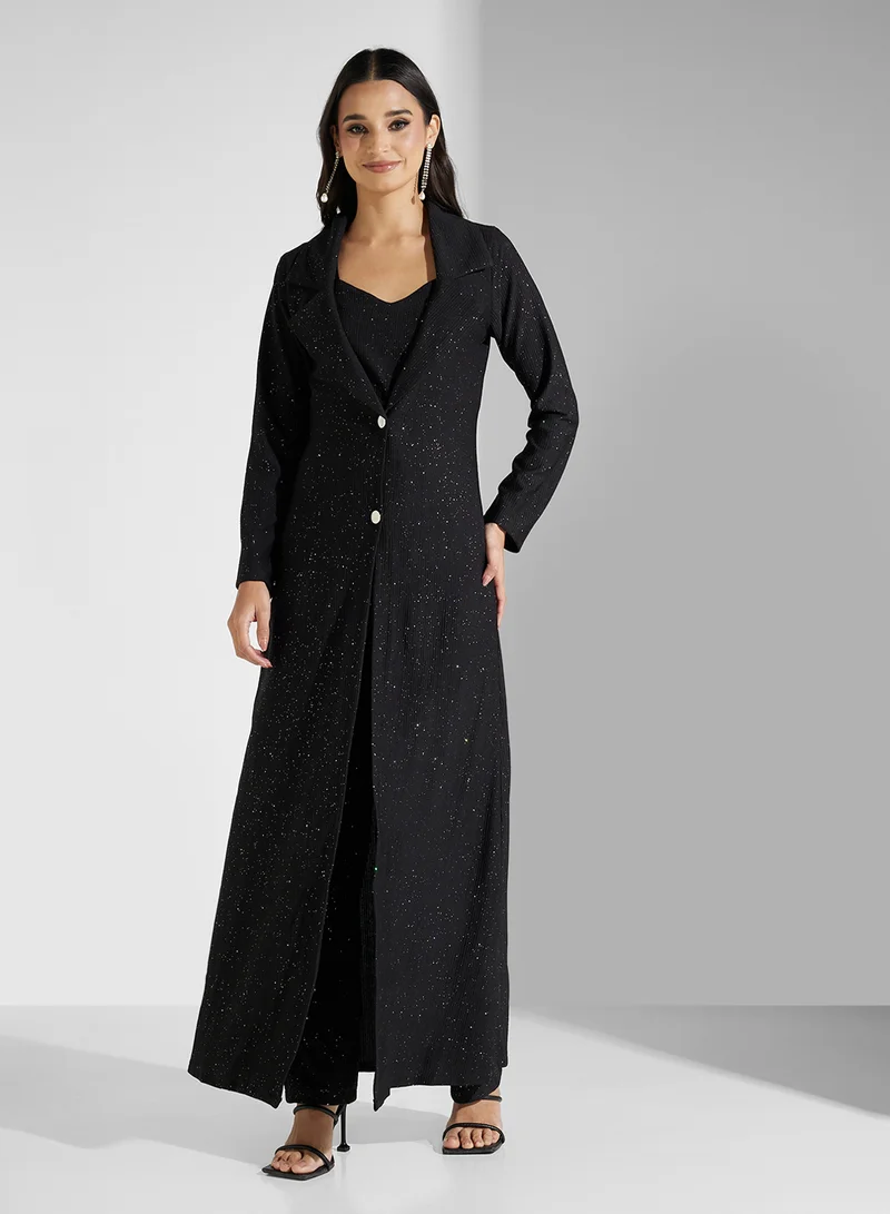 Golden Apple COLLARED NECK 3PCS PANTS SET