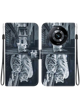 Case Cover For Realme 11 Pro 5G / 11 Pro+ Crystal Texture Colored Drawing Leather Phone Case Cat Tiger Reflection - pzsku/Z083126BB6E0906D5BFAEZ/45/_/1711247388/7ac3b542-41d9-4c66-83ea-09b536b780cb