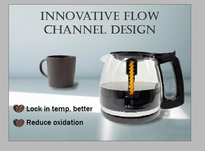 CUPALL Carafe for Black and Decker 12-CUP Coffee Maker, - Image 4