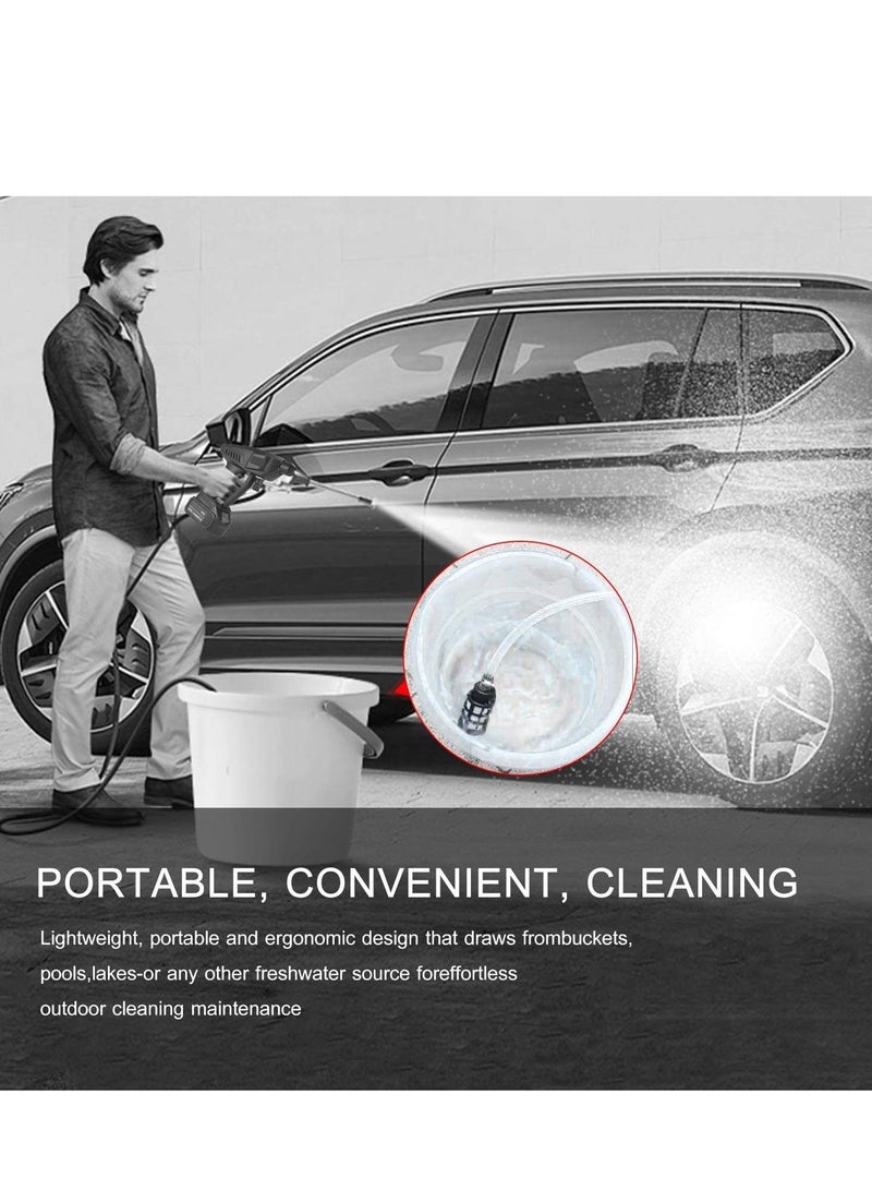 24V Cordless Portable Washer Electric High Pressure Cleaner Machine 200W 30Bar Lithium Handheld Car Cleaning Device With Foam Generator Nozzle Water Pump - Image 3
